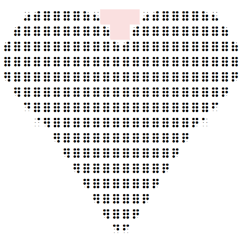 Braille pattern for Valentine's heart