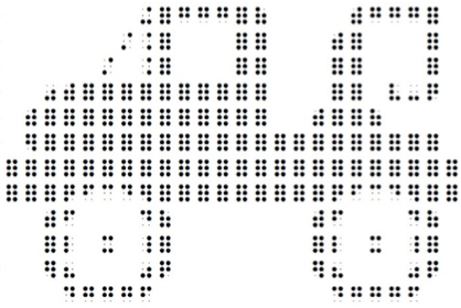 Braille pattern for Tow truck